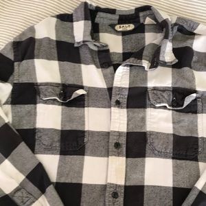 “Salt Valley” checkered/black & white flannel